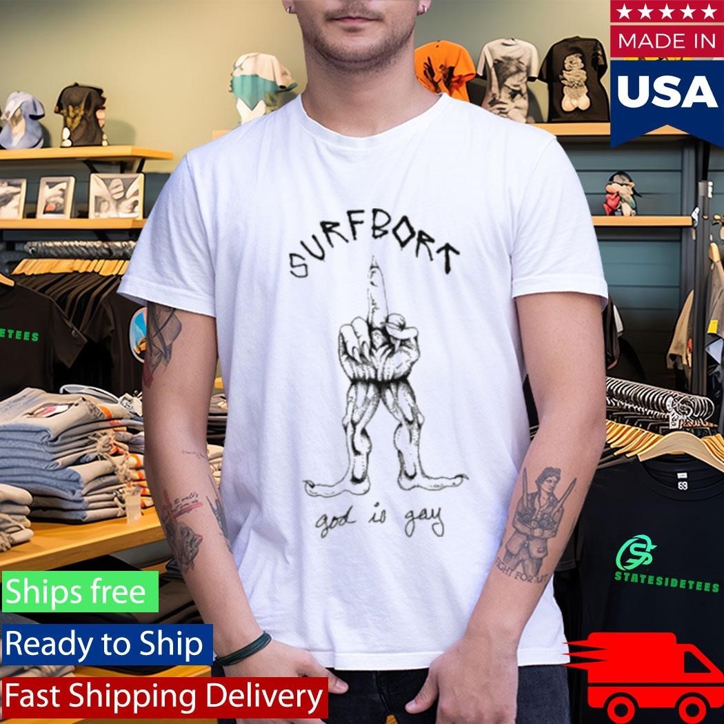 Lagoon Room Surfbort God Is Gay Shirt