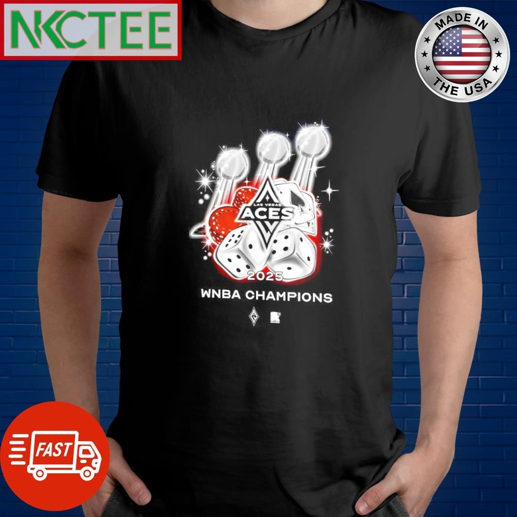Las Vegas Aces round21 Three-Time WNBA Champions casino shirt