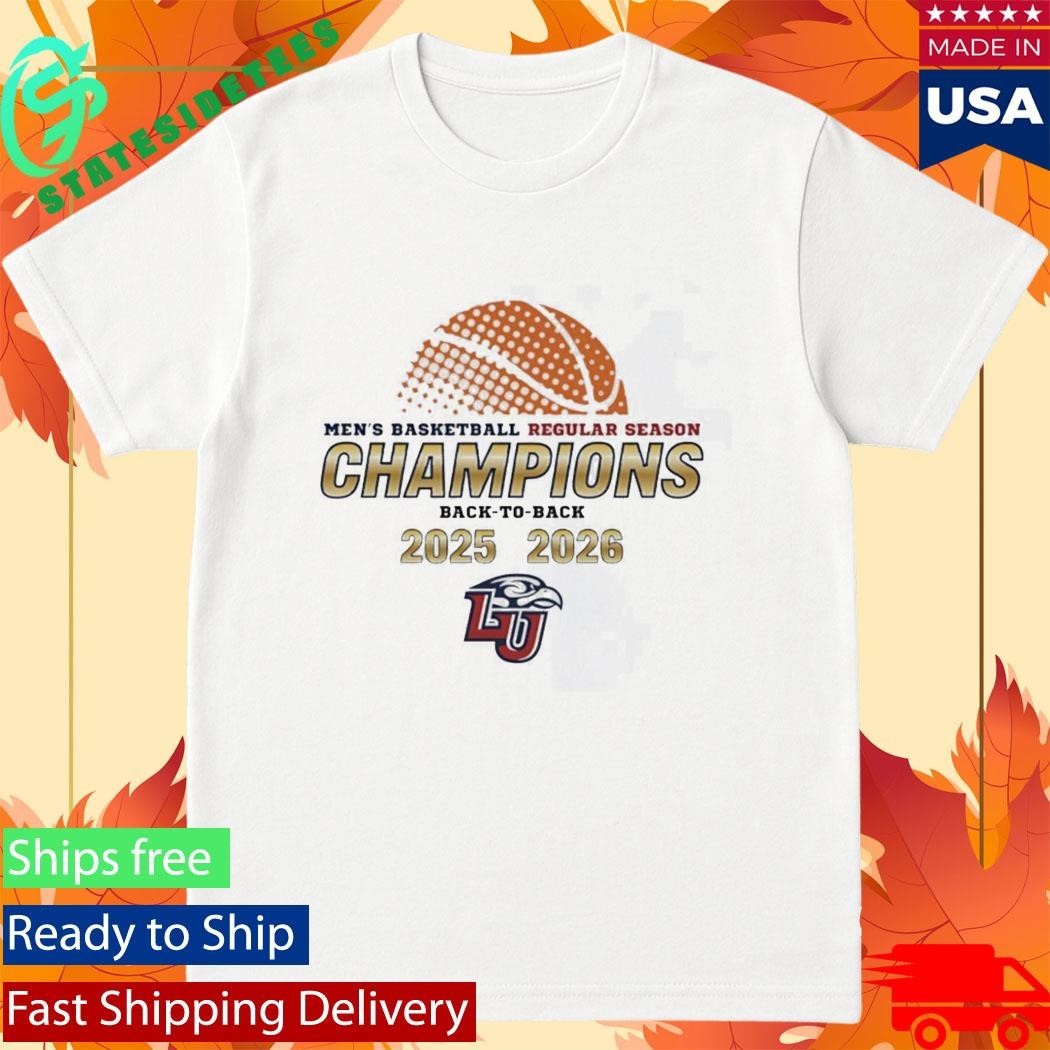 Liberty Flames Mens Basketball Regular Seasons Champions Back To Back 2025 2026 Shirt