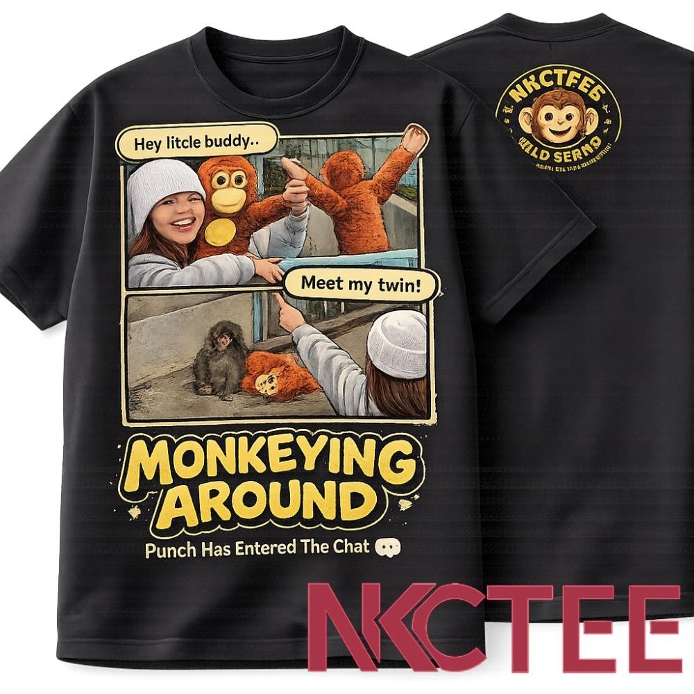 Lisa Blackping x Punch The Monkey Meme Shirt – Funny Zoo Moment Tee
