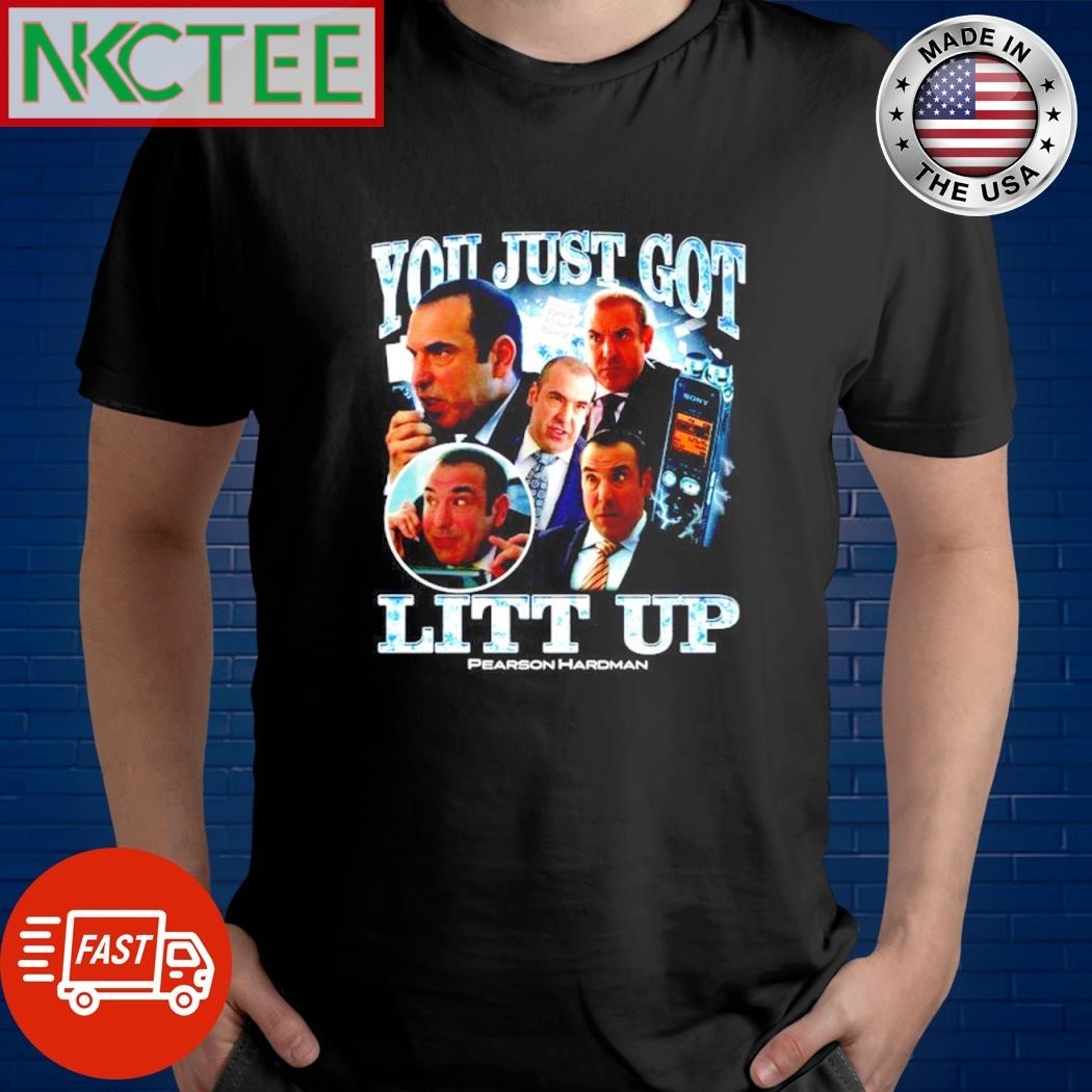 Louis Litt You Just Got Litt Up Pearson Hardman vintage shirt