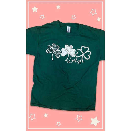 Lucky Clovers Graphic Youth T-Shirt
