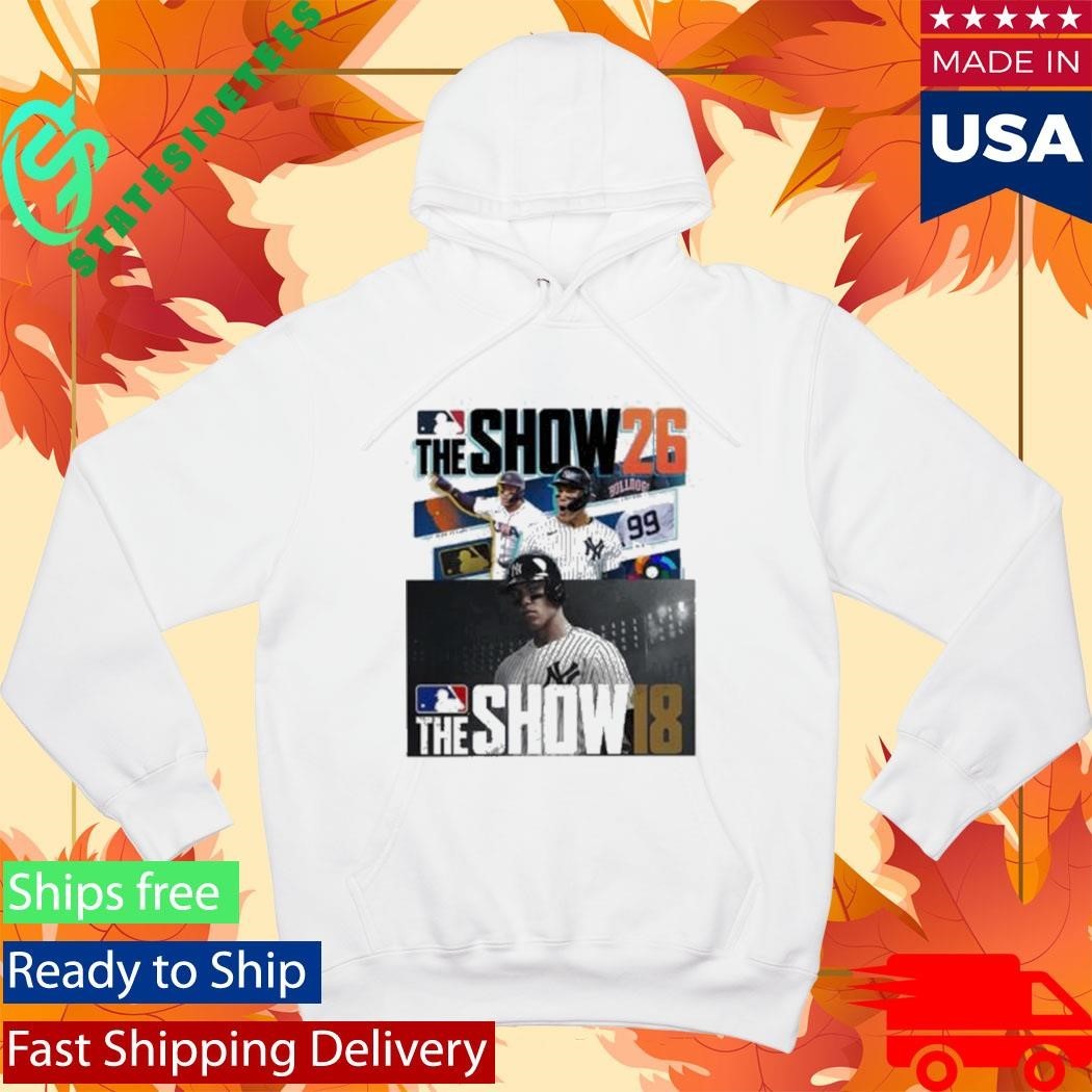 MLB The Show 26 Aaron Judge New York Yankees Cover Athlete Baseball Game Artwork T-Shirt