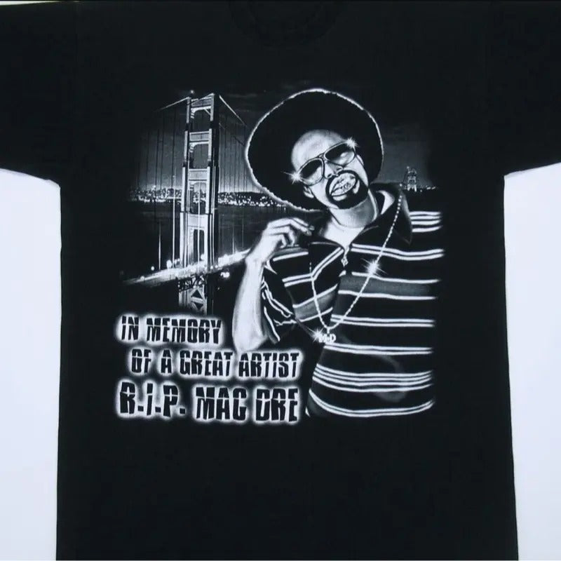 Maacc Drre Mem0riiial T Shirt Rap Tee - Classic Cotton Fabric Menswear - Shirt Graphic Shirt
