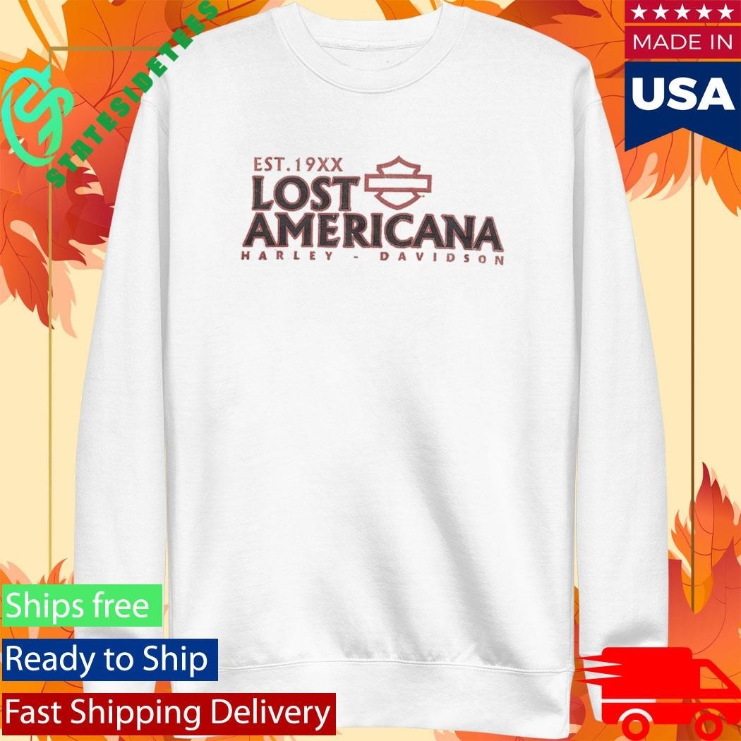 Machine Gun Kelly Harley Davidson X MGK Lost Americana Merch Classic Logo Sand T-Shirt