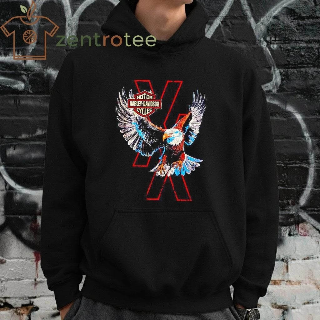 Machine Gun Kelly Harley Davidson X Mgk Lost Americana Merch Flying Eagle tee