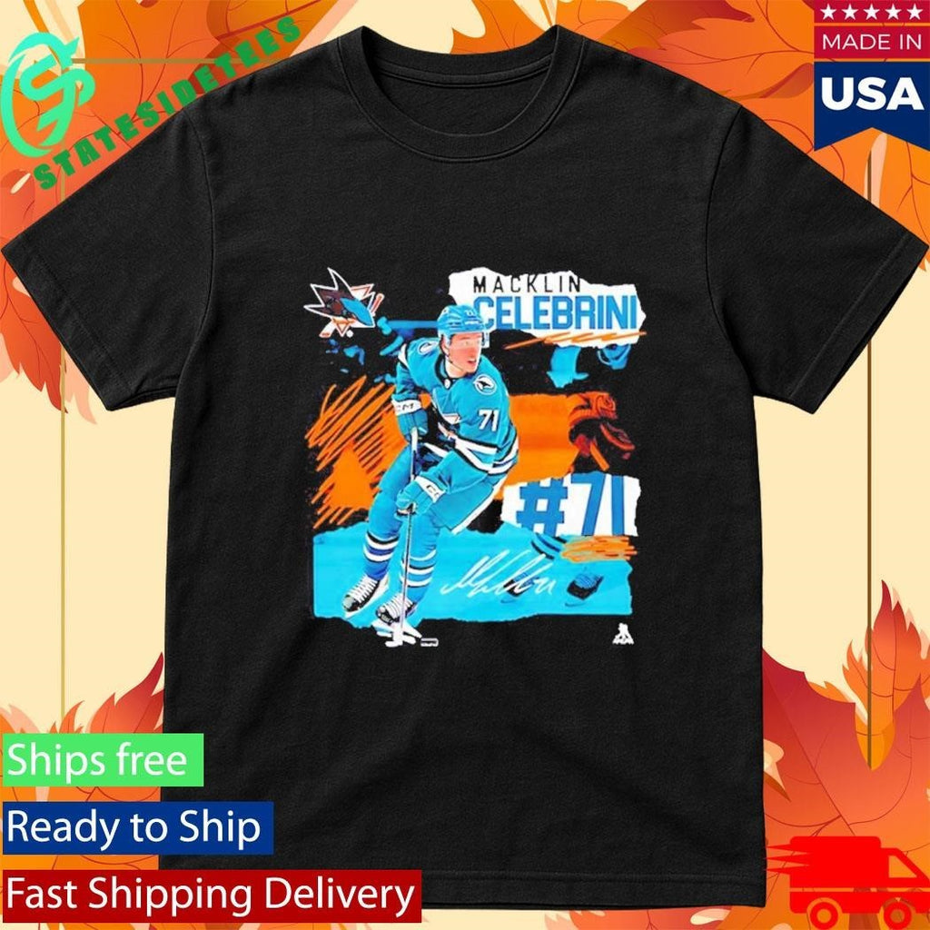 Macklin Celebrini San Jose Sharks Fresh Ice signature Shirt
