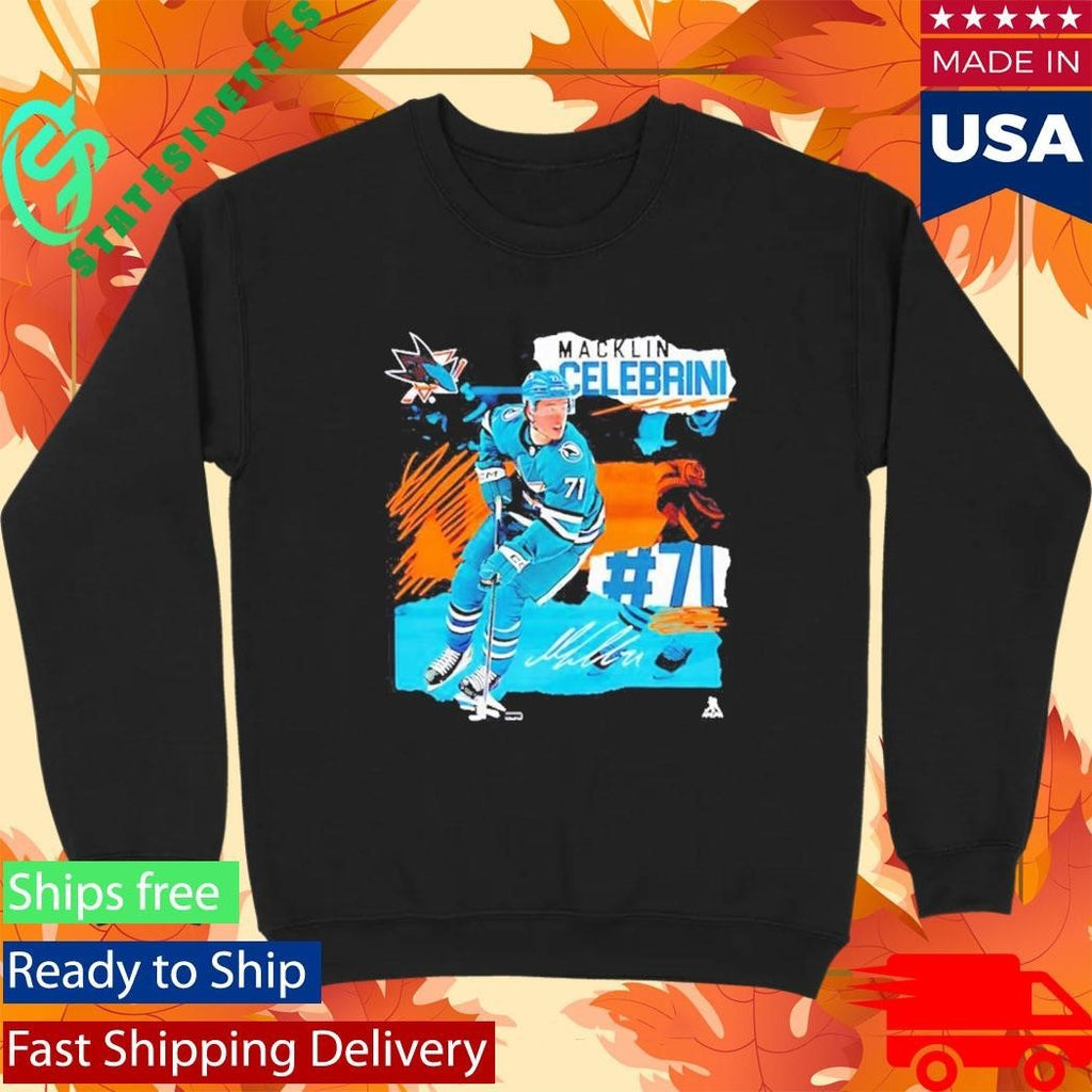 Macklin Celebrini San Jose Sharks Fresh Ice signature Shirt