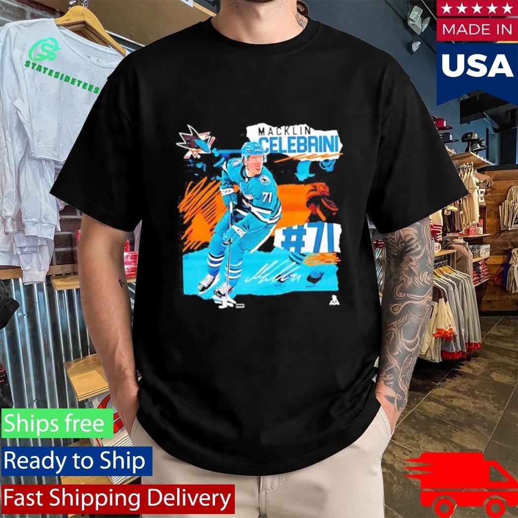 Macklin Celebrini San Jose Sharks Fresh Ice signature Shirt
