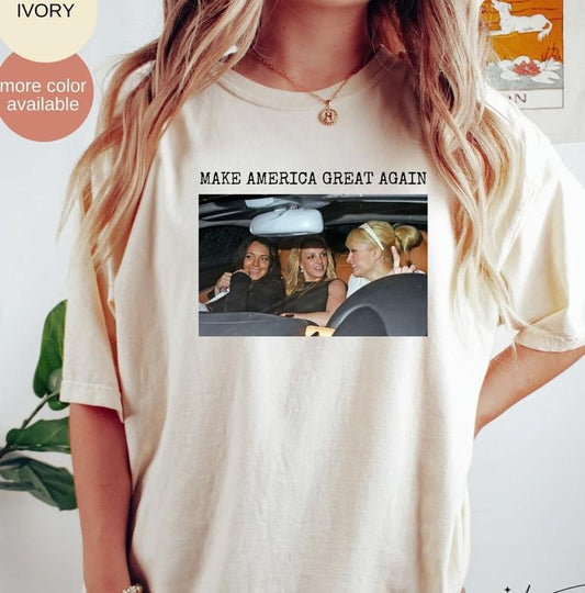 Make America Great Again Shirt, Funny Shirts, Mean Girls Shirt, Best Friends Tee Top Womenswear