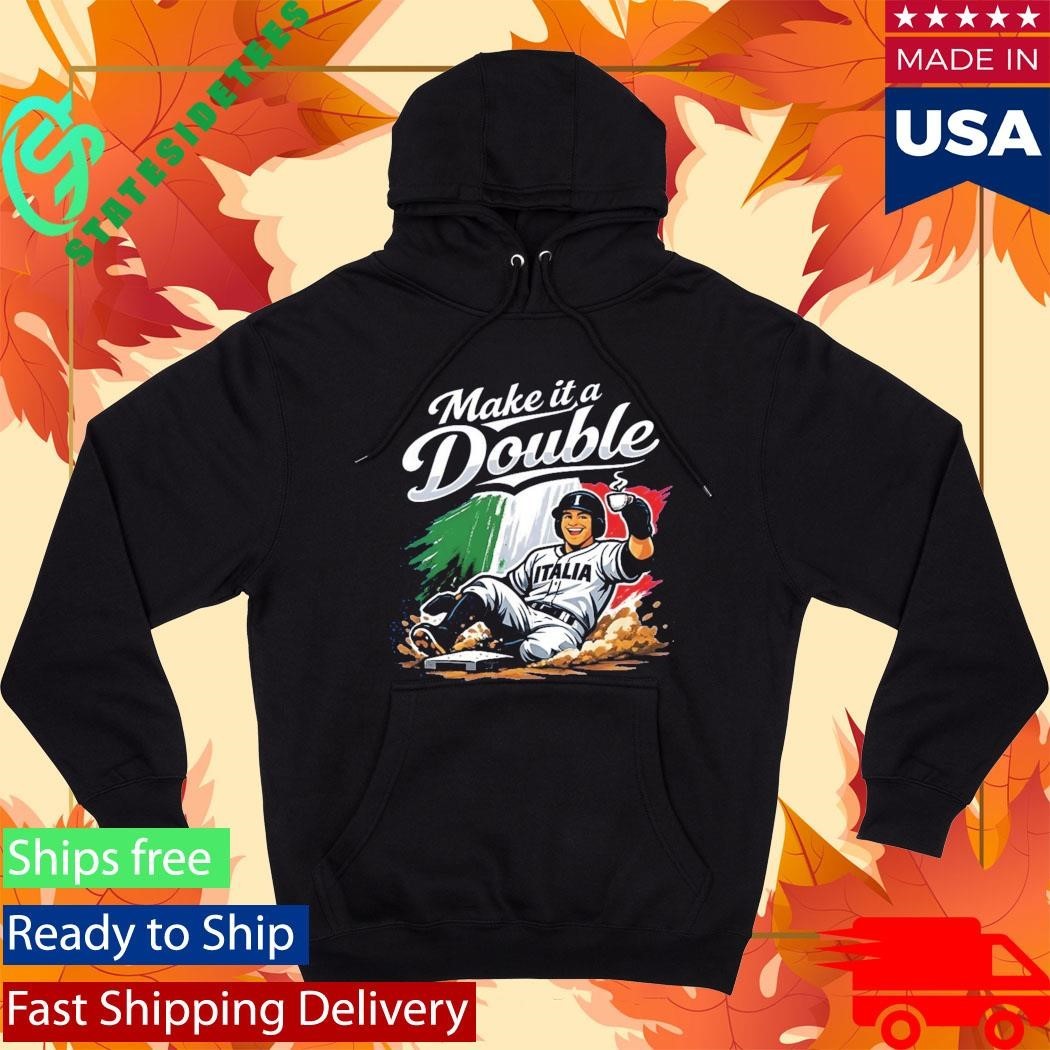 Make It A Double Italia Baseball Shirt