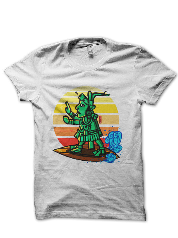 Mayans Collection: Surfing Half Sleeve T-Shirt Hoodie, Sweatshirt | VibeTeeNation.com