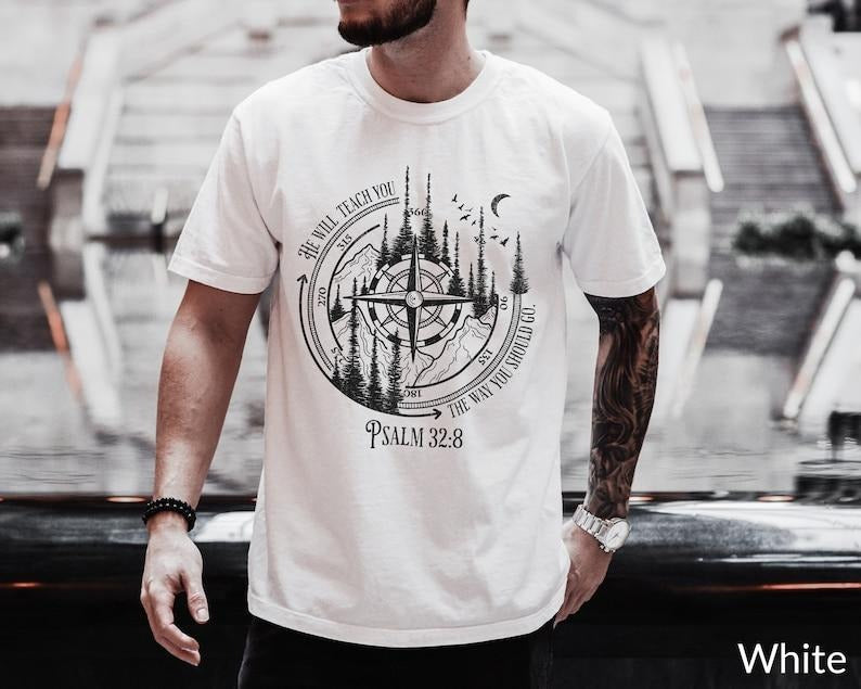 Men's Christian Shirt, Christian Graphic Tees, Christian Shirts for Men, Christian Apparel, Bible Verse Shirt, Faith Shirt, Camping  T-shirt, sweater and Hoodie