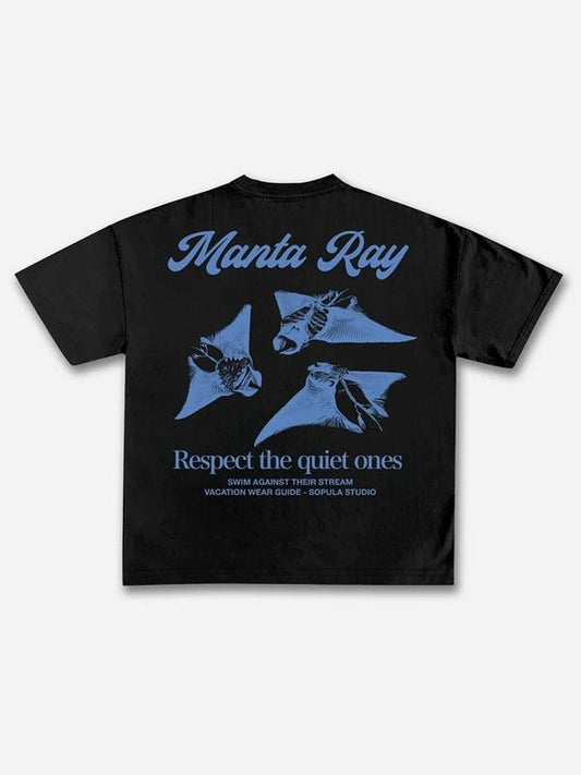 Men's Vintage Bat Print Round Neck Tee, Regular Fit Casual Short Sleeve Crew Neck T-Shirt for Daily Wear, Men's Top for Summer, Tropical