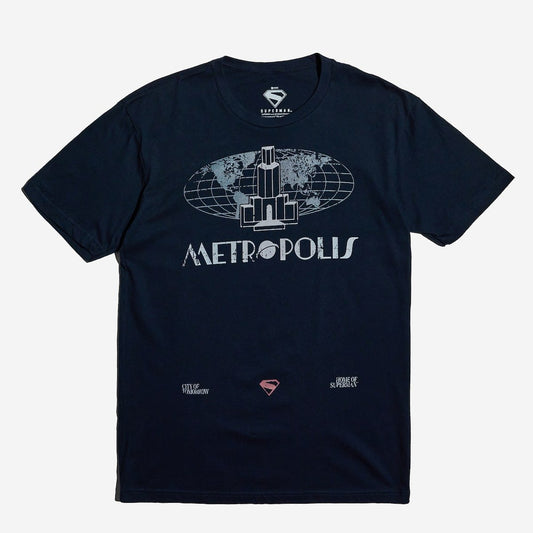Superman 2025 Movie Metropolis Skyline Tee