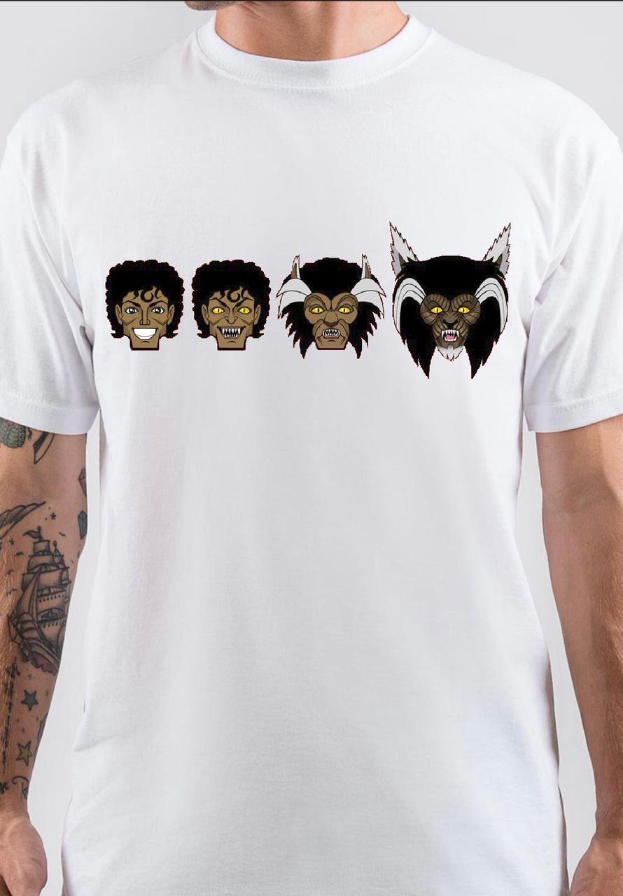 Michael Jackson Thriller Sticker Art T-Shirt Hoodie, Sweatshirt | VibeTeeNation.com