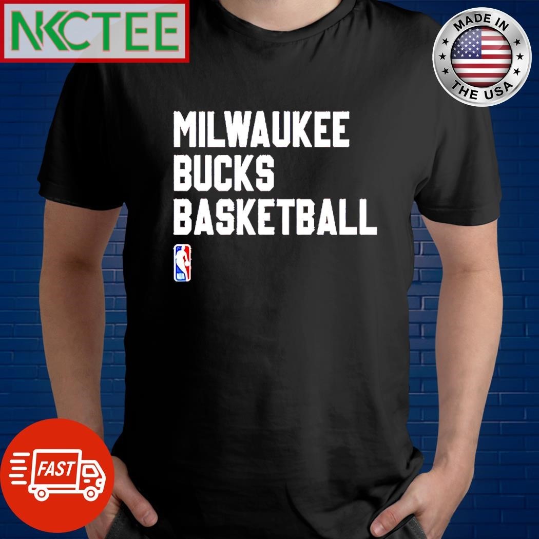 Milwaukee Bucks Basketball text NBA cup shirt