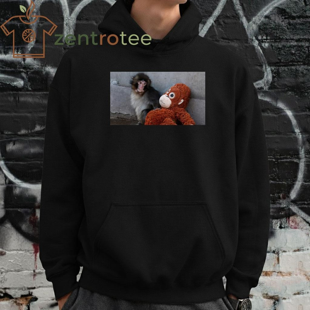 Monkey and toy art photo tee