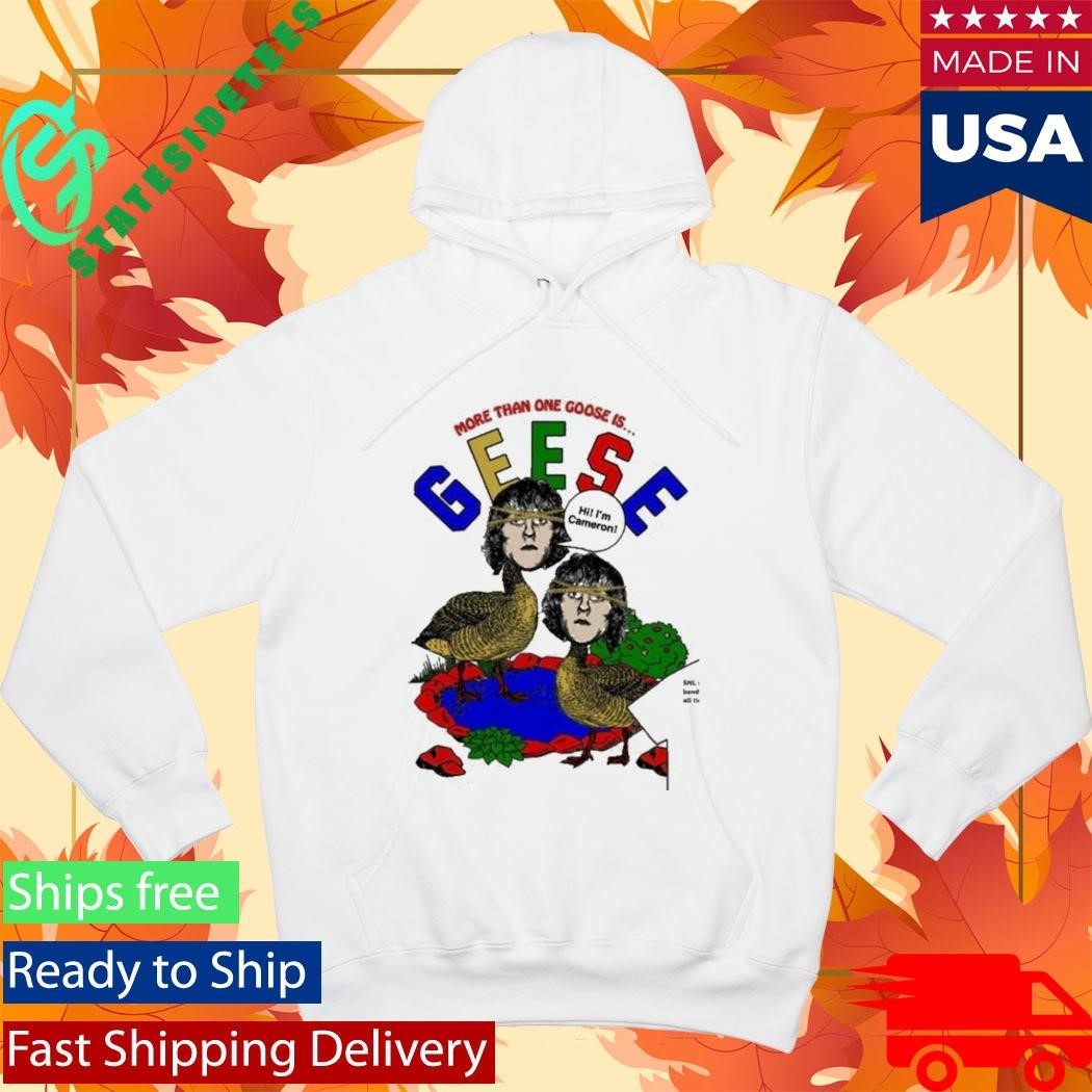 More Than One Goose Is Geese Hi I’m Cameron Shirt