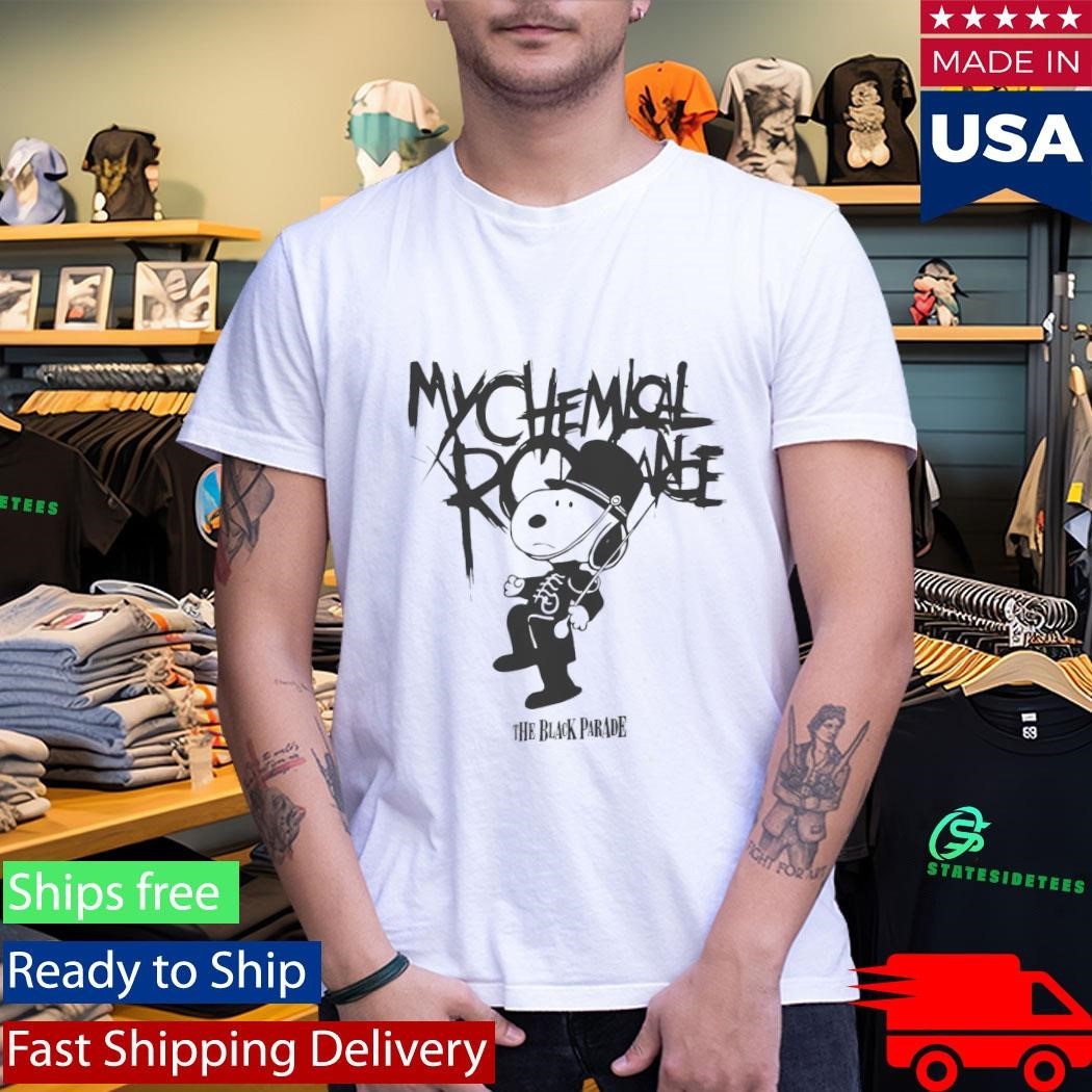 My Chemical Romance Snoopy Black Parade Shirt