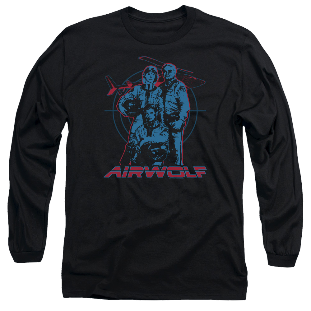 Airwolf Graphic - Men's Long Sleeve T-Shirt