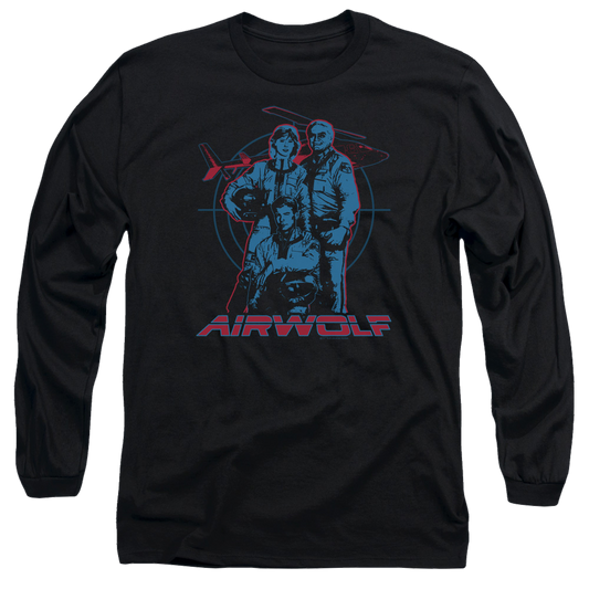 Airwolf Graphic - Men's Long Sleeve T-Shirt