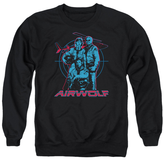Airwolf Graphic - Men's Crewneck Sweatshirt