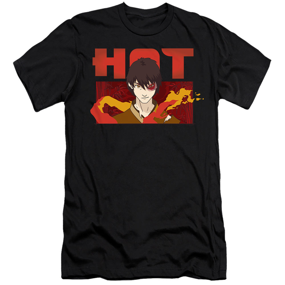 Avatar The Last Airbender Hot Zuko Slim Fit Mens T Shirt Black