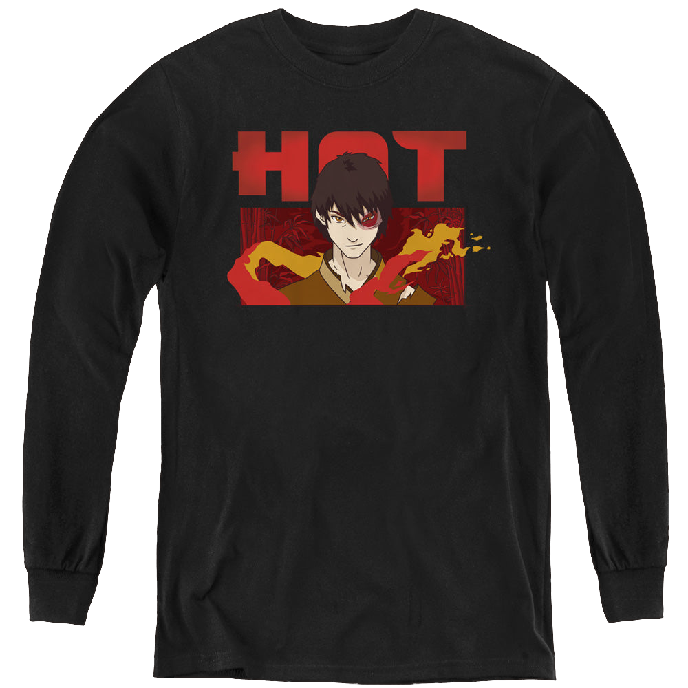 Avatar The Last Airbender Hot Zuko - Youth Long Sleeve T-Shirt