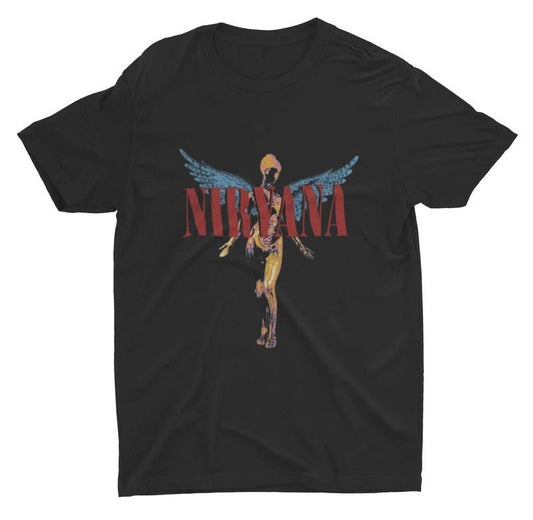 Nirvana Incesticide Album cover gift for fans Vintage Kurt Cobain Tshirt -Vintage unisex graphic tee Menswear Top Underwear Streetwear