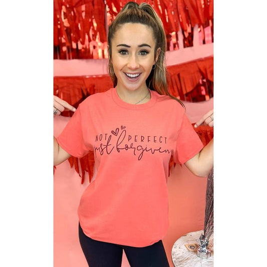 Not Perfect Just Forgiven Graphic T-Shirt