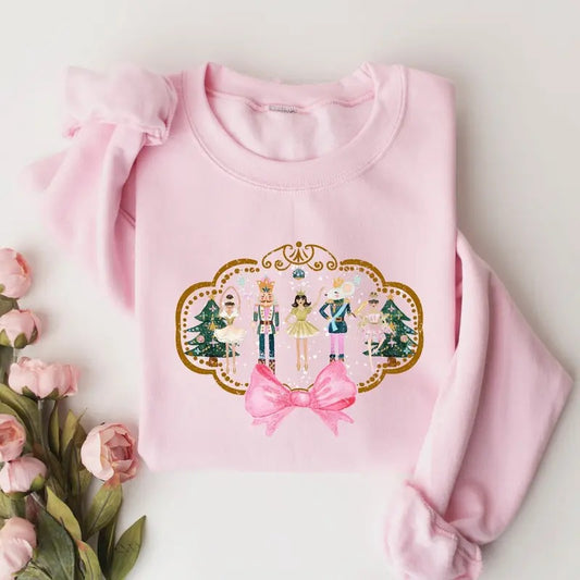 Nutcracker Sweatshirt, Christmas Sweatshirt, Sugar Plum Fairy Shirt, Christmas Sweater, Christmas Shirt, Xmas Shirt, Christmas Gift Classic Cotton