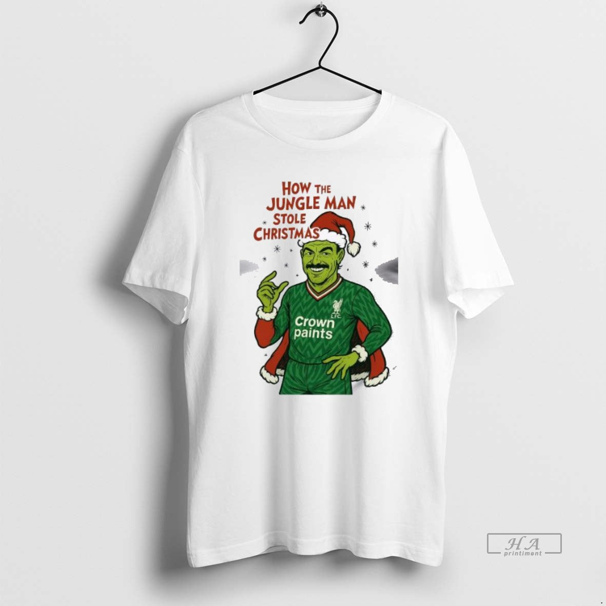 Official How The Jungle Man Stole Christmas Bruce Grobbelaar Liverpool Christmas 2025 Men T-Shirts, Hoodie, Sweatshirt