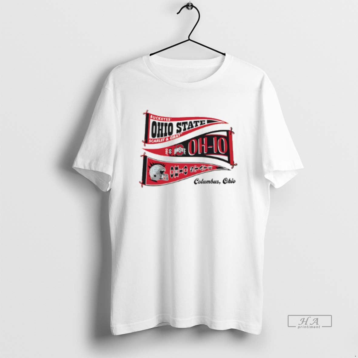 Official Ohio State Buckeyes Pennant Sadie Flag T-Shirts, Hoodie, Sweatshirt | VibeTeeNation.com