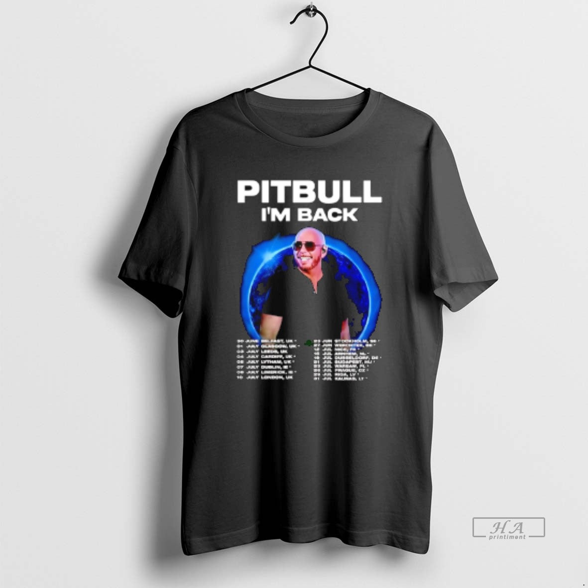 Official Pitbull Im Back Fan Tour 2025 Concert Dates Inspired T-Shirts, Hoodie, Sweatshirt | VibeTeeNation.com