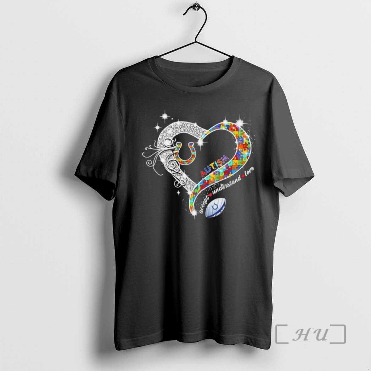 Officials Autism Heart Accept Understand Love Ball Logo Indianapolis Colts T-Shirts, Hoodie, Sweatshirt | VibeTeeNation.com