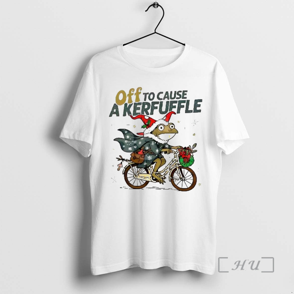 Officials Cycling Frog Off To Cause Kerfuffle Christmas T-Shirts, Hoodie, Sweatshirt | VibeTeeNation.com
