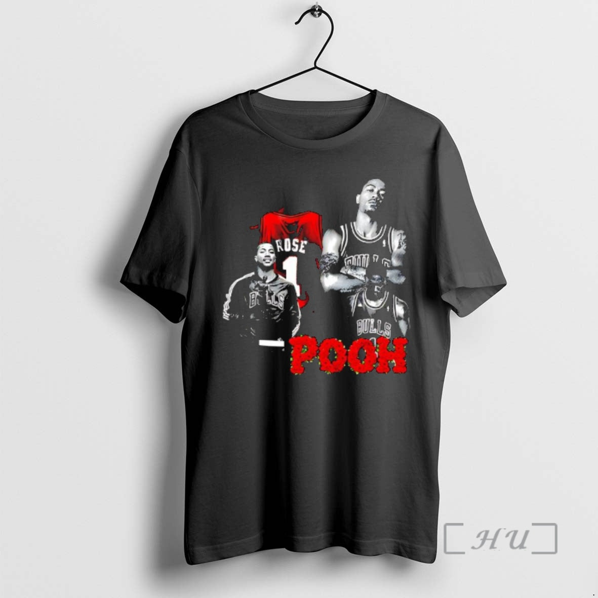 Officials Derrick Rose Pooh Chicago Bulls Professional Basketball Player T-Shirts, Hoodie, Sweatshirt | VibeTeeNation.com