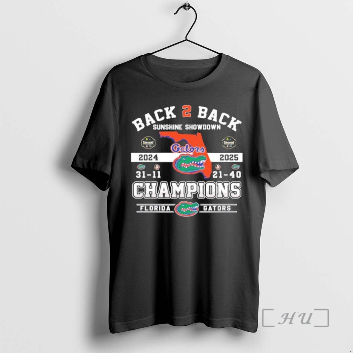 Officials Florida Gators Back 2 Back Sunshine Showdown Champions T-Shirts, Hoodie, Sweatshirt | VibeTeeNation.com