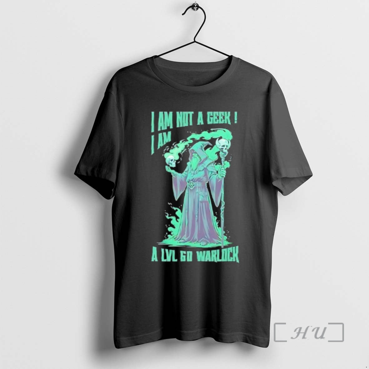 Officials Green Wizard I Am Not A Geek I Am A Lvl 60 Warlock Premium T-Shirts, Hoodie, Sweatshirt | VibeTeeNation.com