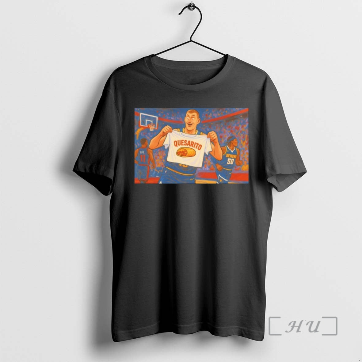 Officials Nuggets Nikola Jokic Taco Bell Quesarito Cartoon T-Shirts, Hoodie, Sweatshirt | VibeTeeNation.com