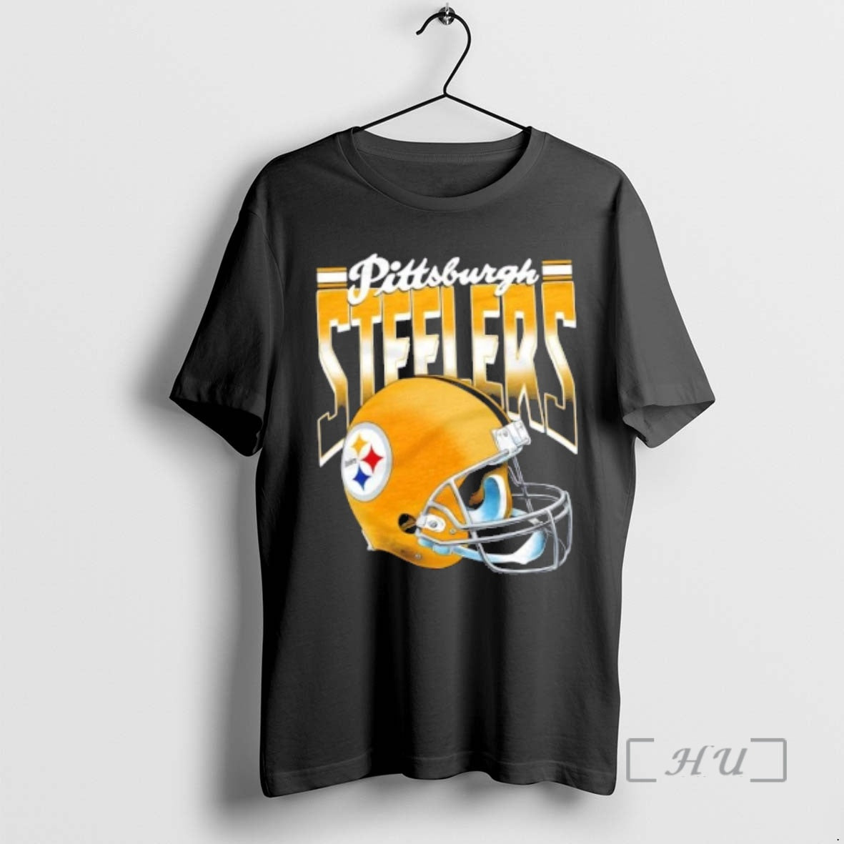 Officials Pittsburgh Steelers Gradient Alt Helmet T-Shirts, Hoodie, Sweatshirt | VibeTeeNation.com