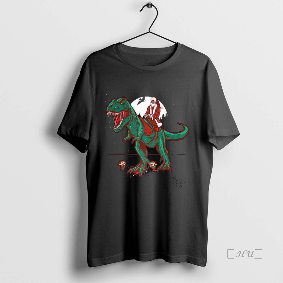 Officials Santa Rides A T Rex Jurassic Christmas T-Shirts, Hoodie, Sweatshirt | VibeTeeNation.com