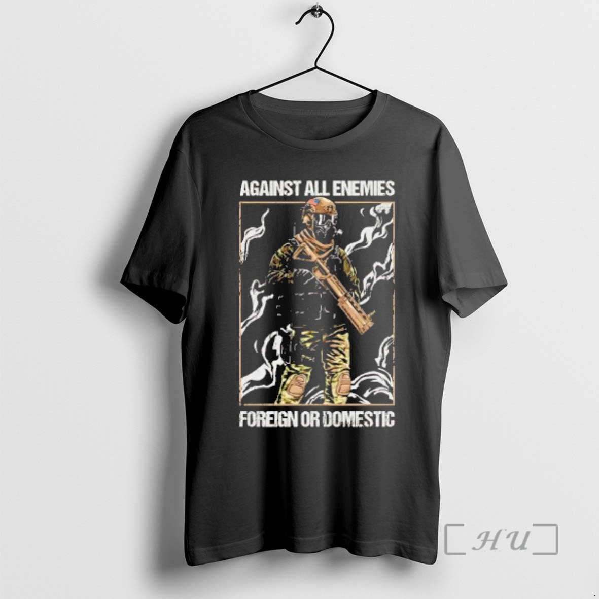 Officials Soldier Against All Enemies Foreign Or Domestic T-Shirts, Hoodie, Sweatshirt | VibeTeeNation.com