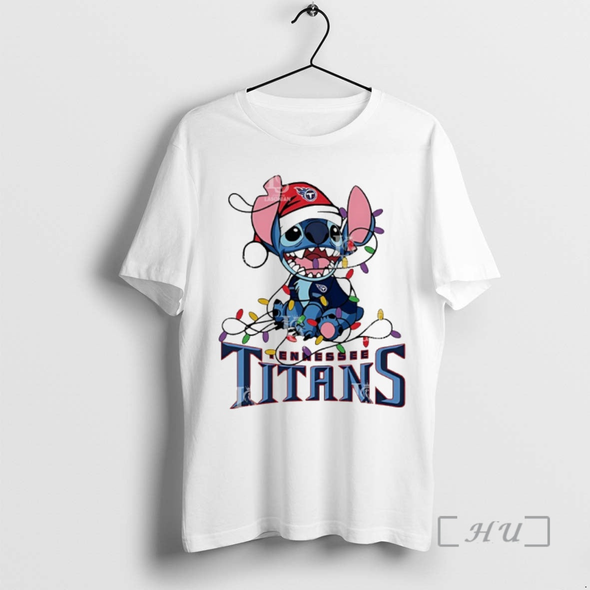 Officials Tennessee Titans With Stitch Christmas Lights T-Shirts, Hoodie, Sweatshirt | VibeTeeNation.com
