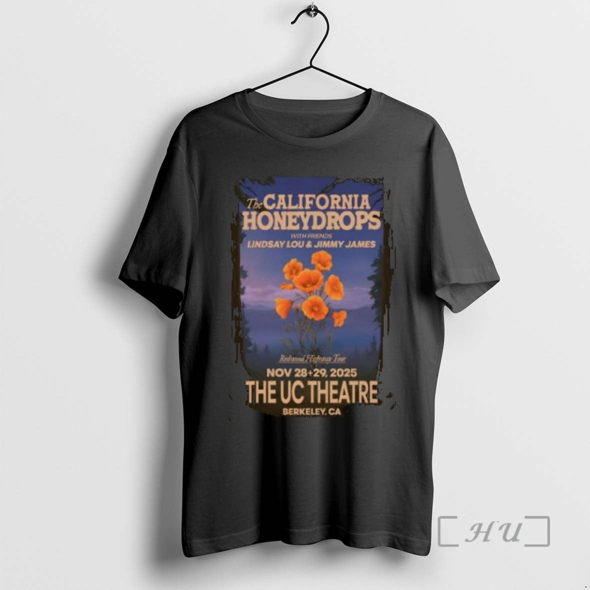Officials The California Honeydrops Berkeley Ca November 28 29 2025 Concert Circle Black Premium T-Shirts, Hoodie, Sweatshirt