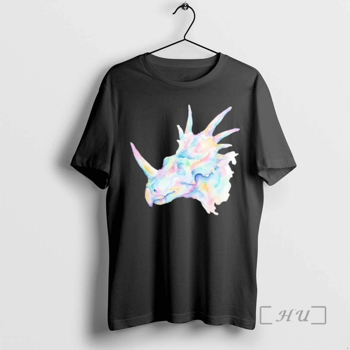 Officials Watercolor Ceratopsian Big Face T-Shirts, Hoodie, Sweatshirt | VibeTeeNation.com