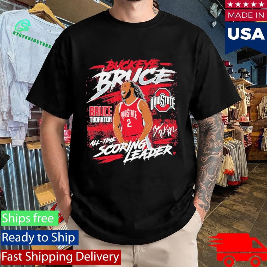 Ohio State Basketball Bruce Thornton All-Time Leading Scorer Shirt