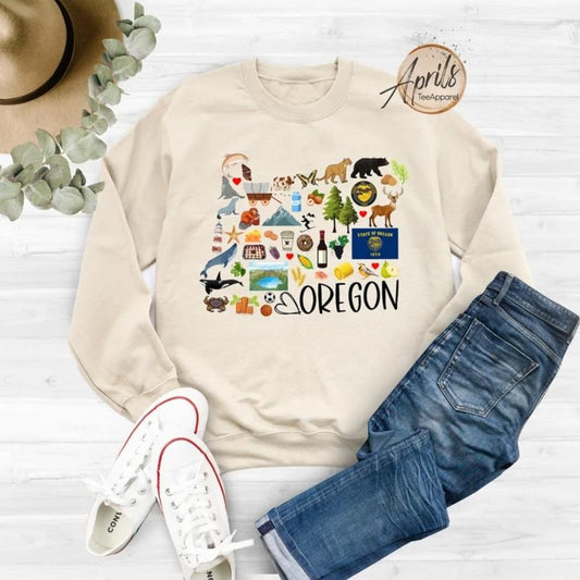 Oklahoma Sweatshirt, Oklahoma Hoodie, State Shirt Classic Fashion