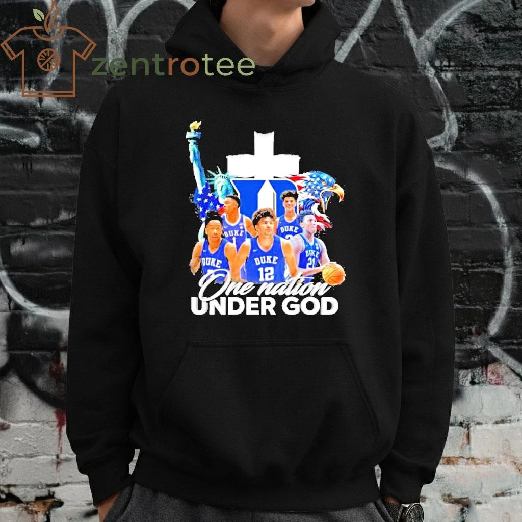 One Nation Under God Duke Men’s Basketball photo vintage shirt